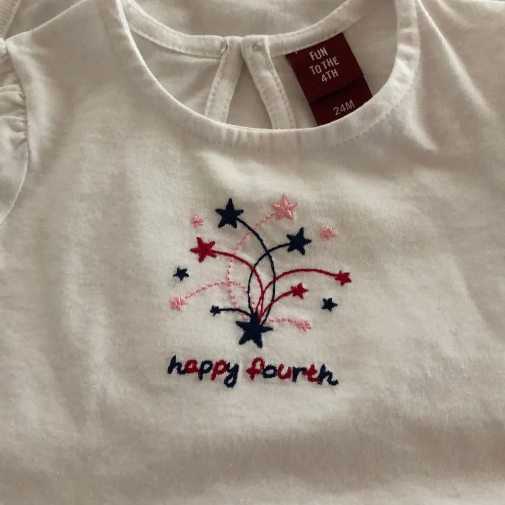 Onesie infant girls new size 24 months cotton snaps closure